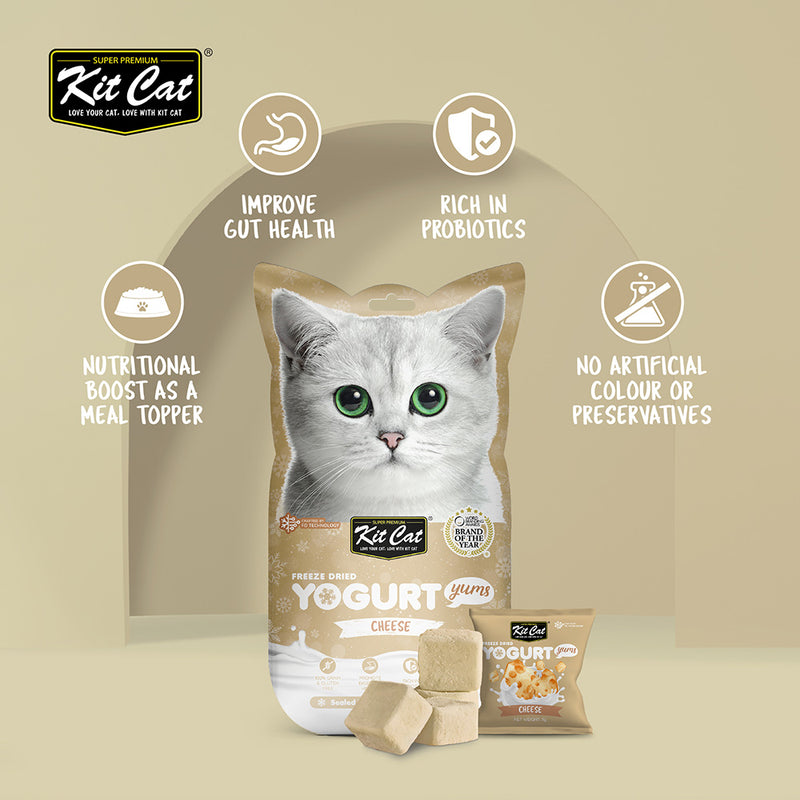 KitCat Cat Freeze-Dried Yogurt Yums Cheese 10g (1g x 10)