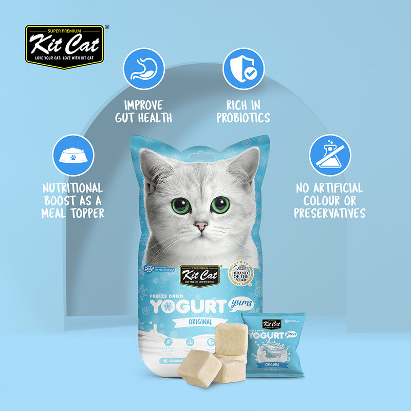 KitCat Cat Freeze-Dried Yogurt Yums Original 10g (1g x 10)