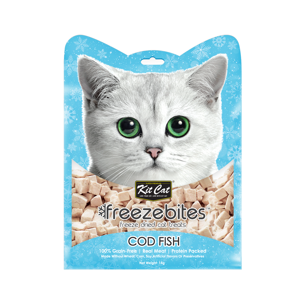 Kit Cat Freezebites Seafood Series Cod Fish 15g