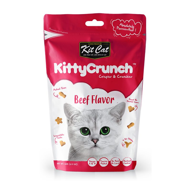 KitCat KittyCrunch Cat Bites Beef Flavor 60g