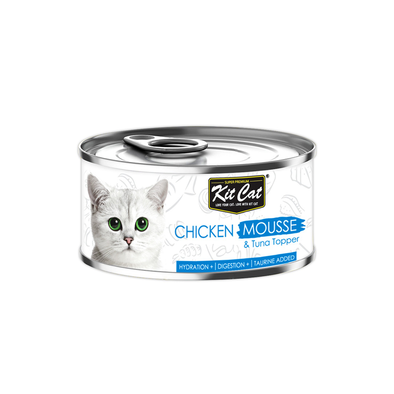 KitCat Mousse Chicken with Tuna Topper 80g