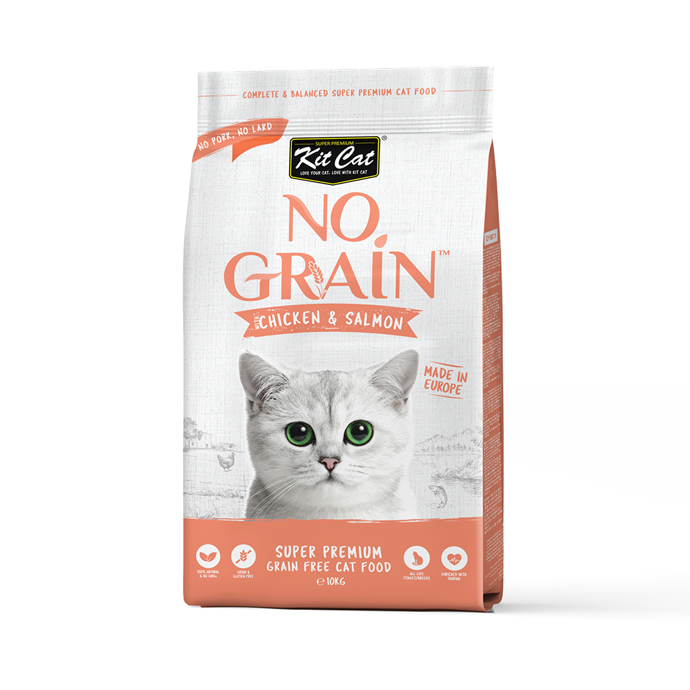 Kit Cat No Grain Chicken & Salmon 10kg