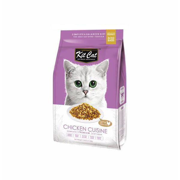 Kit Cat Premium Cat Food Chicken Cuisine 5kg