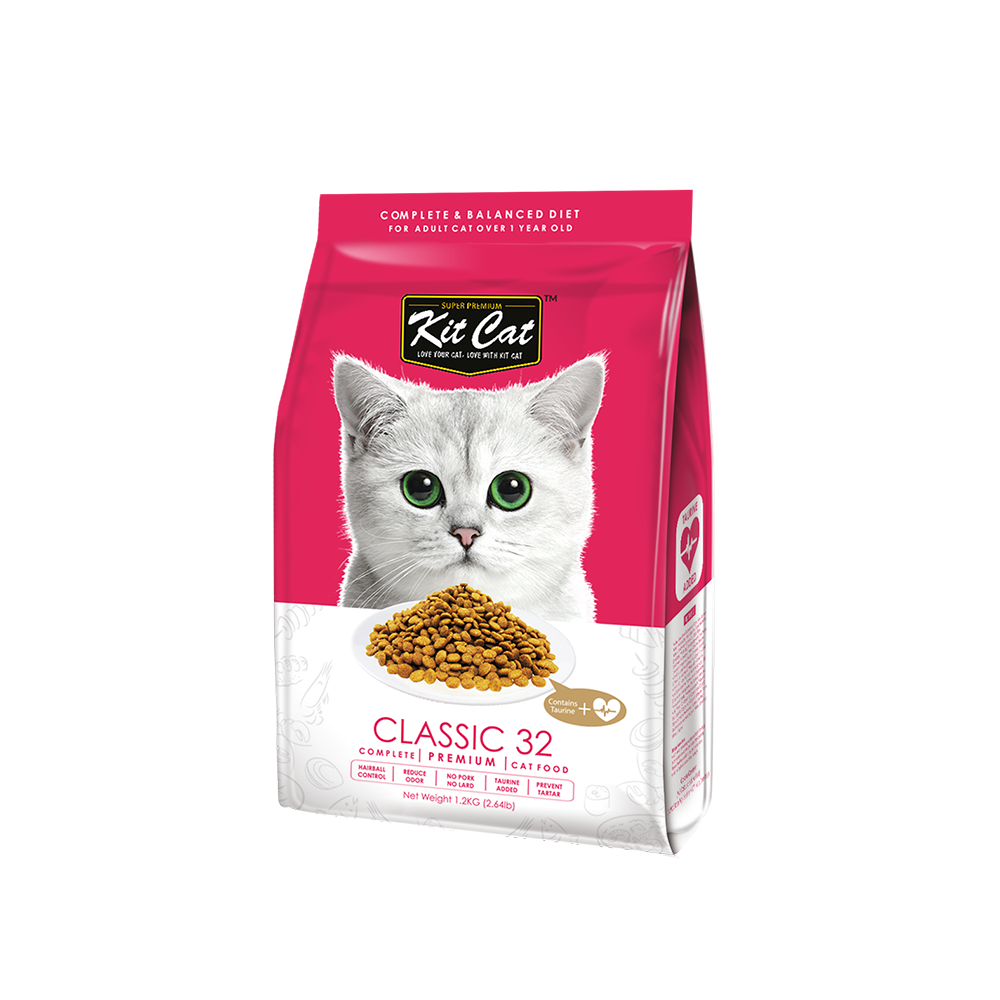 Kit Cat Premium Cat Food Classic 32 1.2kg