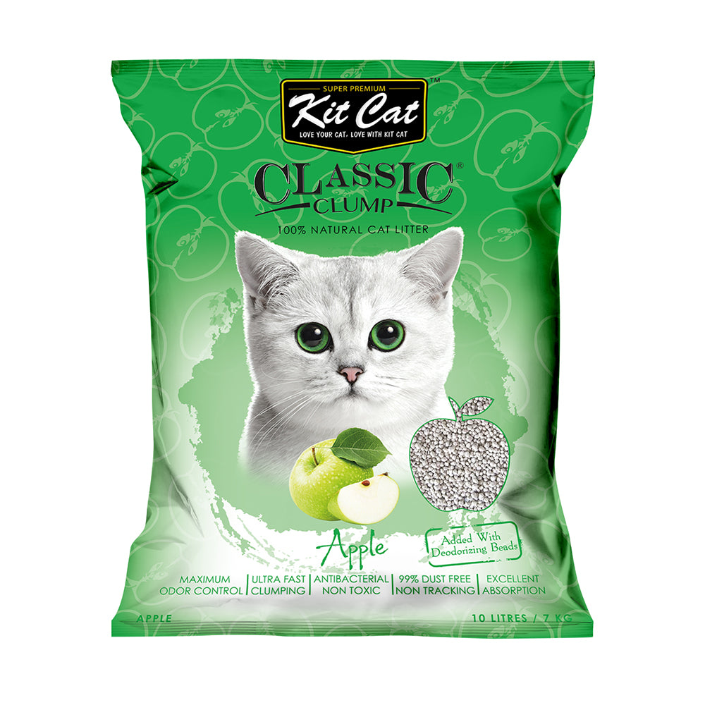 Kit Cat Classic Clump Apple Clumping Cat Litter 7kg