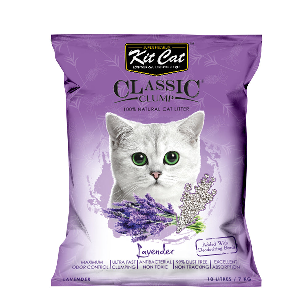 Kit Cat Classic Clump Lavender Clumping Cat Litter 7kg