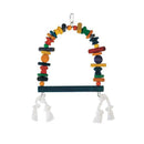 Living World Junglewood Bird Toy - Large Wood & Rope Swing - 81170