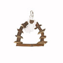 Duvo Birdtoy Wooden Swing with Rope 25cm x 20cm