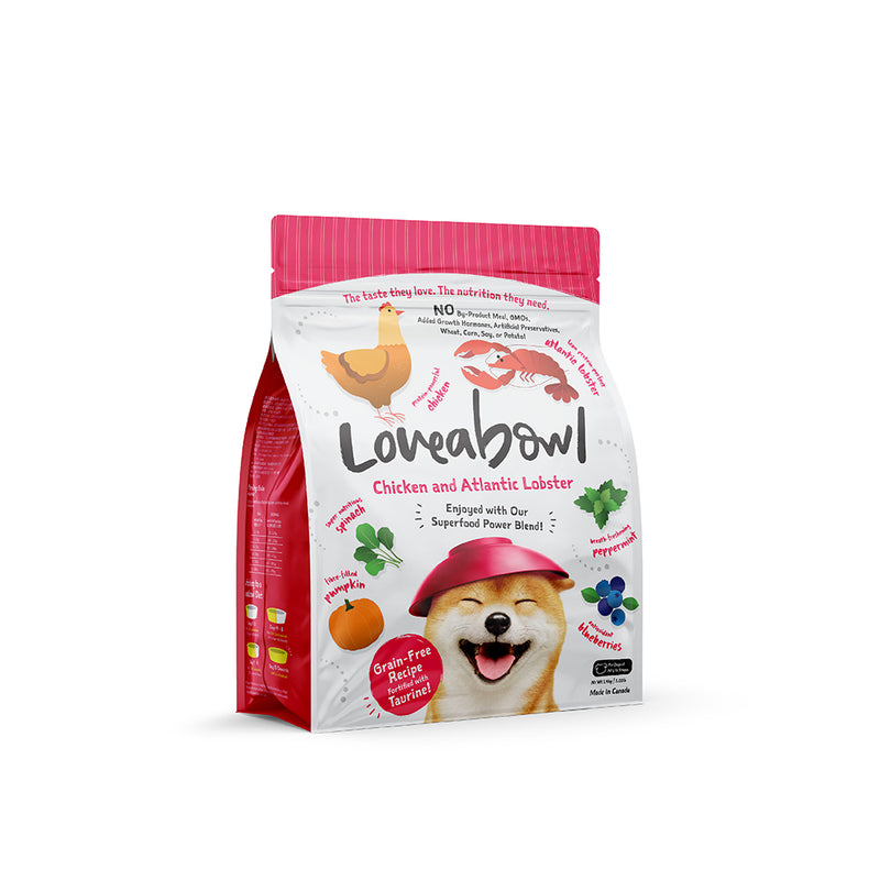 Loveabowl Dog Food Chicken with Atlantic Lobster 1.4kg