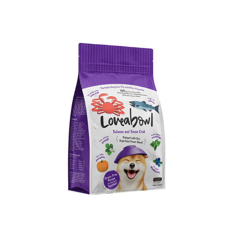 Loveabowl Dog Food Salmon with Snow Crab 4.5kg