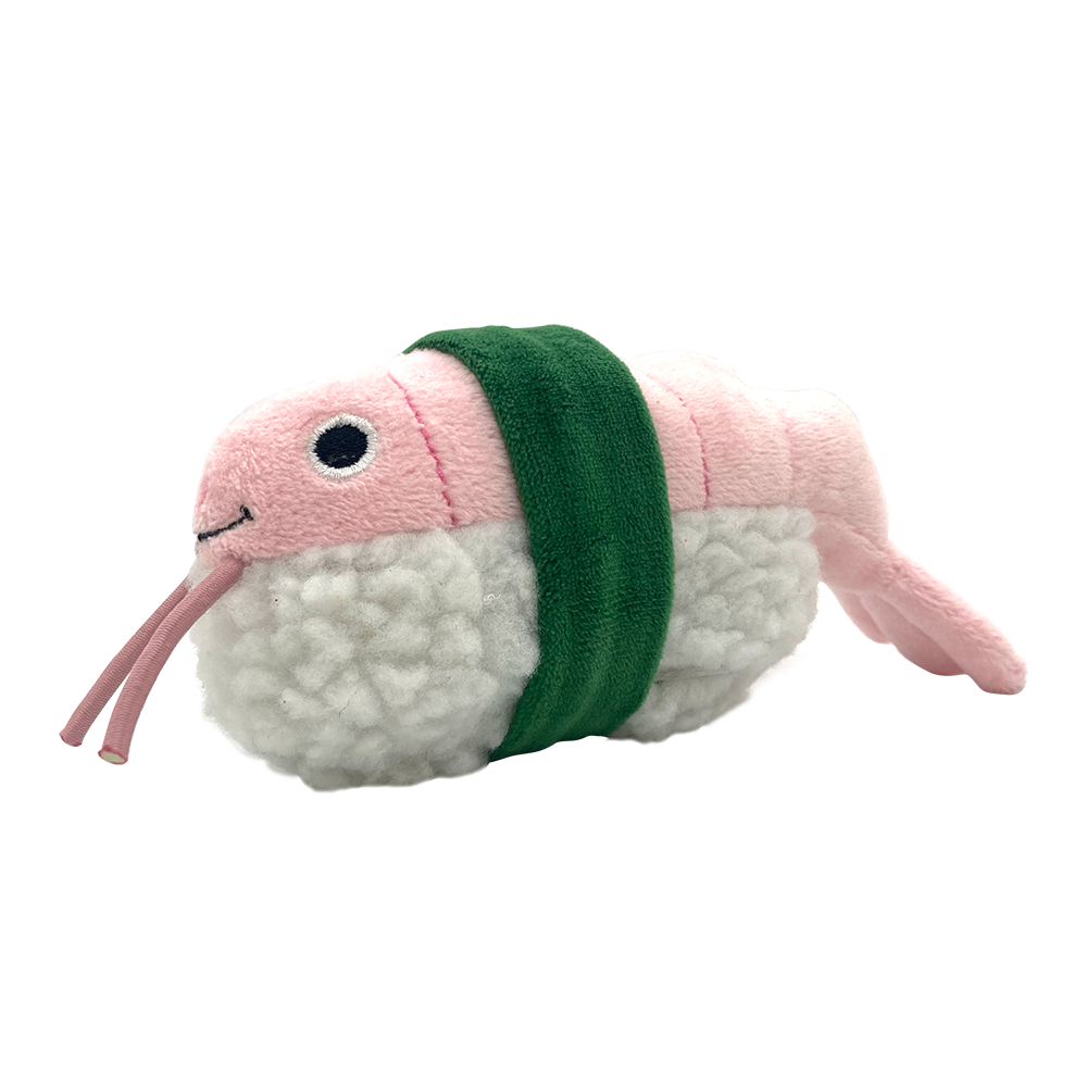 Meowijuana Cat Toy Get Wrapped Refillable Shrimp Sushi Roll