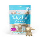 Altimate Pet Dog Dental Chews Infused with Spearmint Breath Strips - Milk Crocodile 6pcs