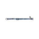 Mog & Bone Cat Neoprene Collar - Navy Ikat