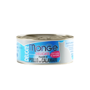 Monge Delicate Chicken with Squid Canned Cat Food 80g