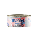 Monge Natural Yellowfin Tuna & Chicken With Shrimps Canned Cat Food 80g