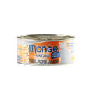 Monge Natural Yellowfin Tuna With Salmon Canned Cat Food 80g