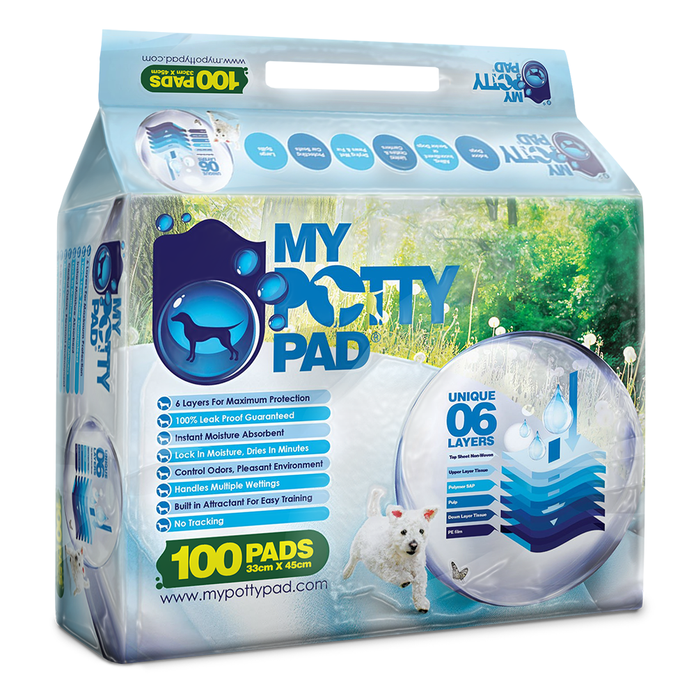 My Potty Pad Dog Training Pads 100pads (33cm x 45cm)