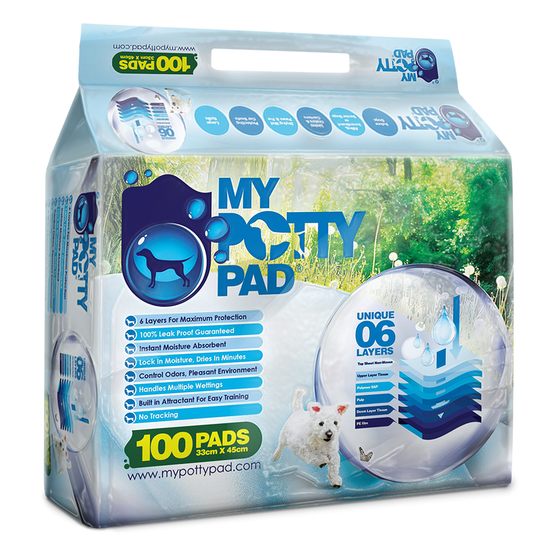 My Potty Pad Dog Training Pads 100pads (33cm x 45cm)