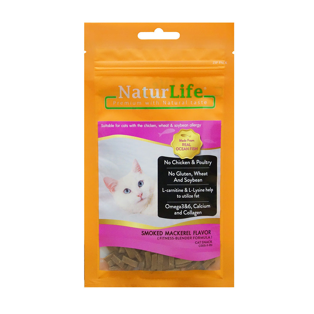 NaturLife Cat Smoked Mackerel with Sauce Fitness Blender Formula 40g