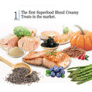 Natural Kitty Creamy Treats Superfood Blend - Tuna, Salmon & Cranberry 4x12g