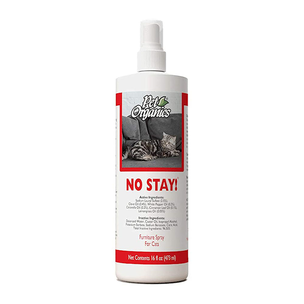 NaturVet Pet Organics Training Aid No Stay! Furniture Spray for Cats 16oz