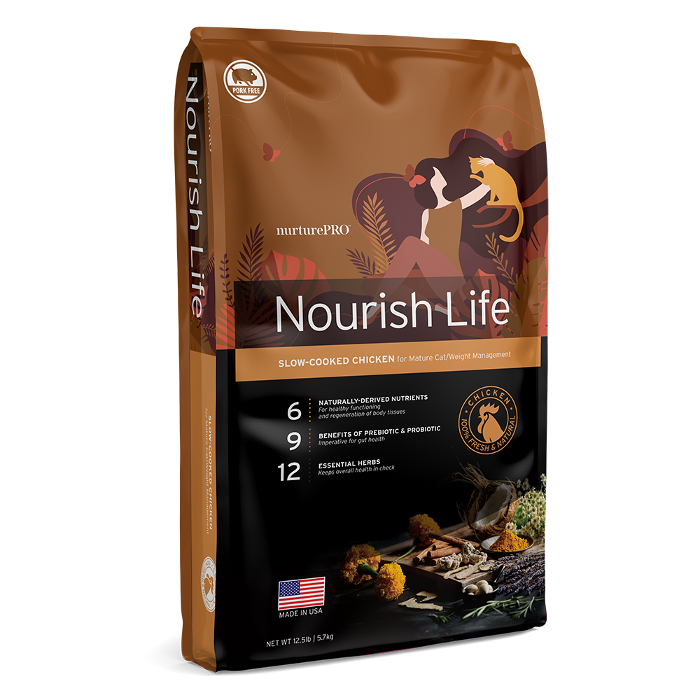 Nurture Pro Nourish Life - Cat Mature 7+ Chicken Formula 12.5lb
