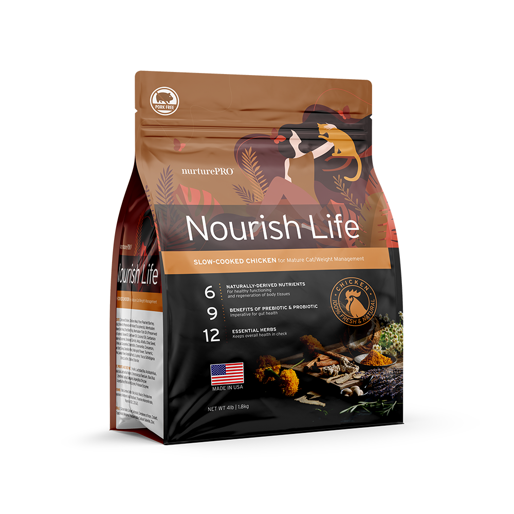 Nurture Pro Nourish Life - Cat Mature 7+ Chicken Formula 4lb