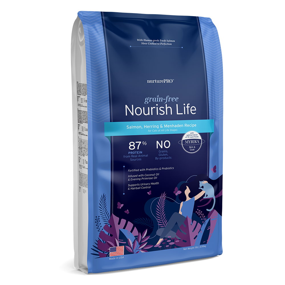 Nurture Pro Nourish Life - Cat Grain-Free Salmon, Herring & Menhaden 11lb