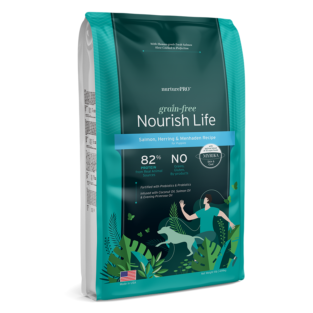 Nurture Pro Nourish Life - Dog Grain-Free Salmon, Herring & Menhaden for Puppies 11lb