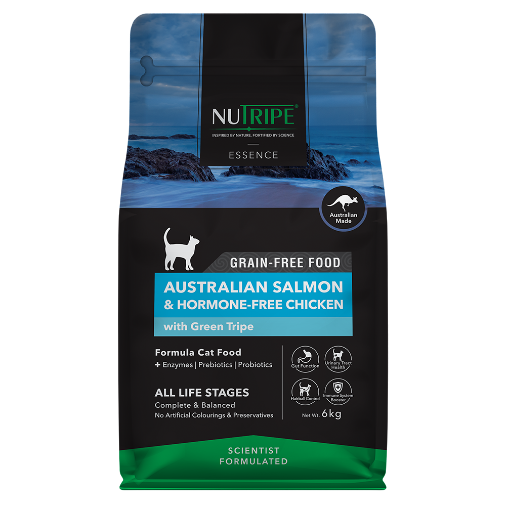 Nutripe Cat Essence Australian Salmon & Hormone-Free Chicken with Green Tripe 6kg