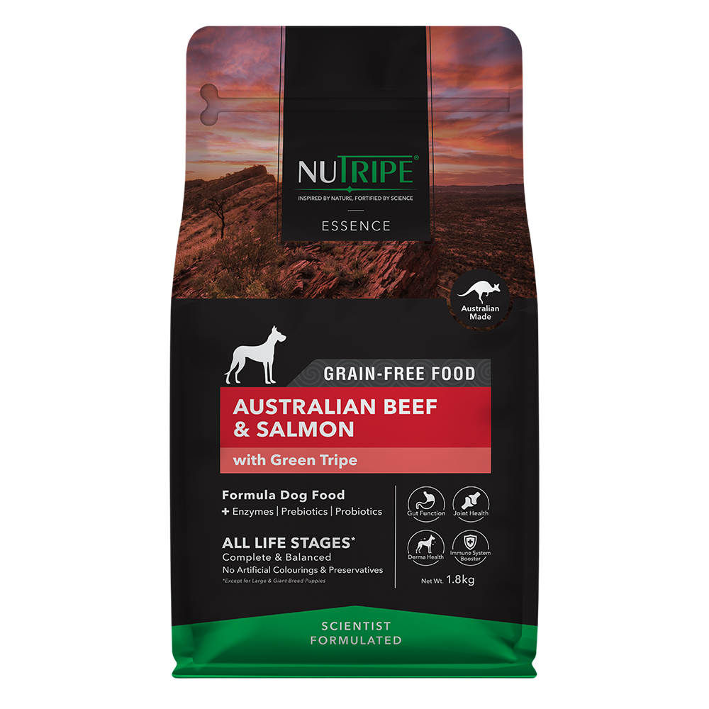 Nutripe Dog Essence Australian Beef & Salmon with Green Tripe 1.8kg