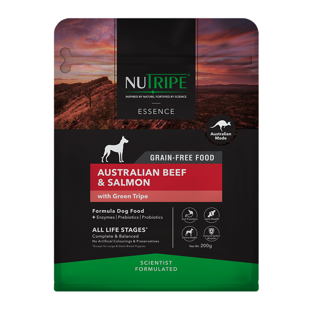 Nutripe Dog Essence Australian Beef & Salmon with Green Tripe 200g