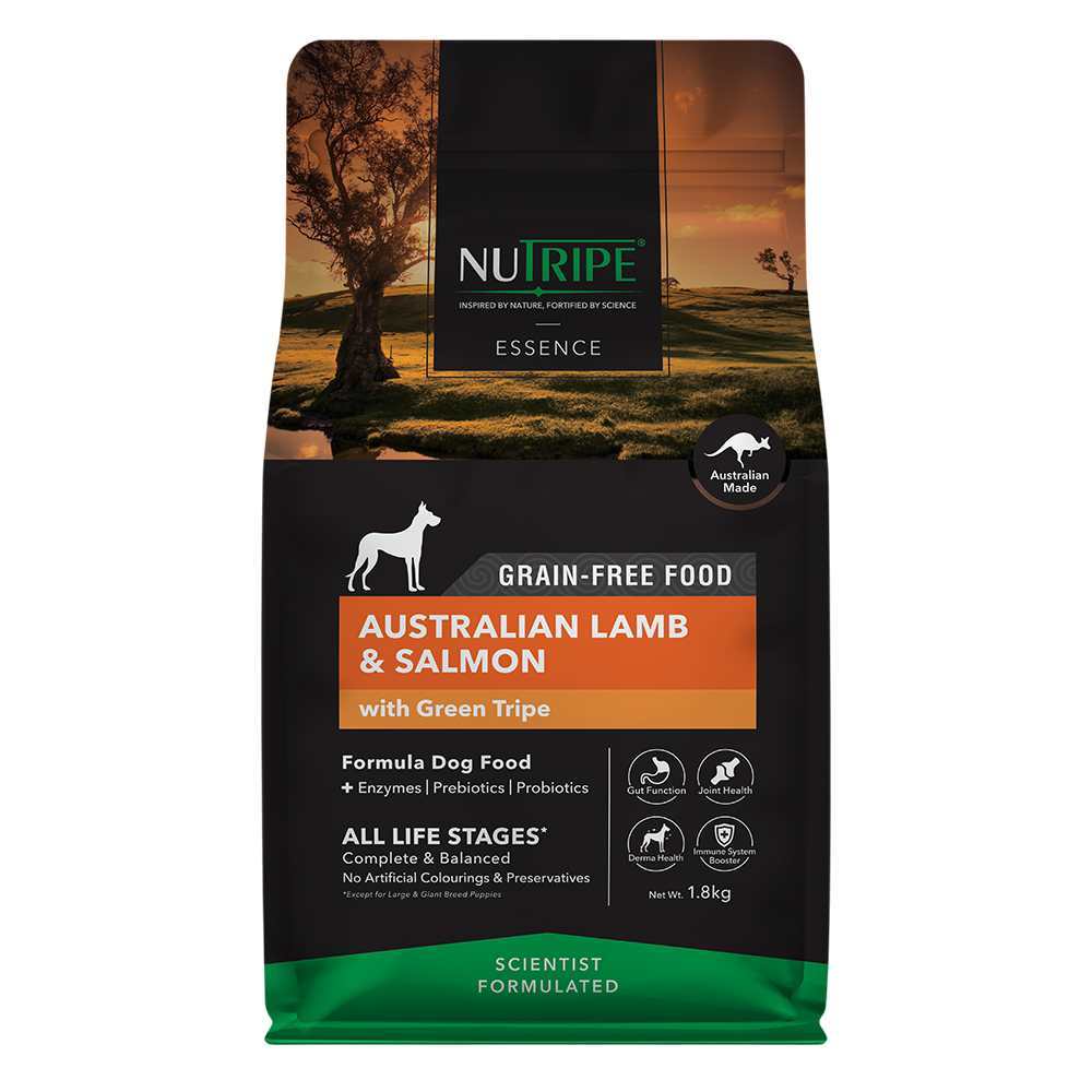 Nutripe Dog Essence Australian Lamb & Salmon with Green Tripe 1.8kg