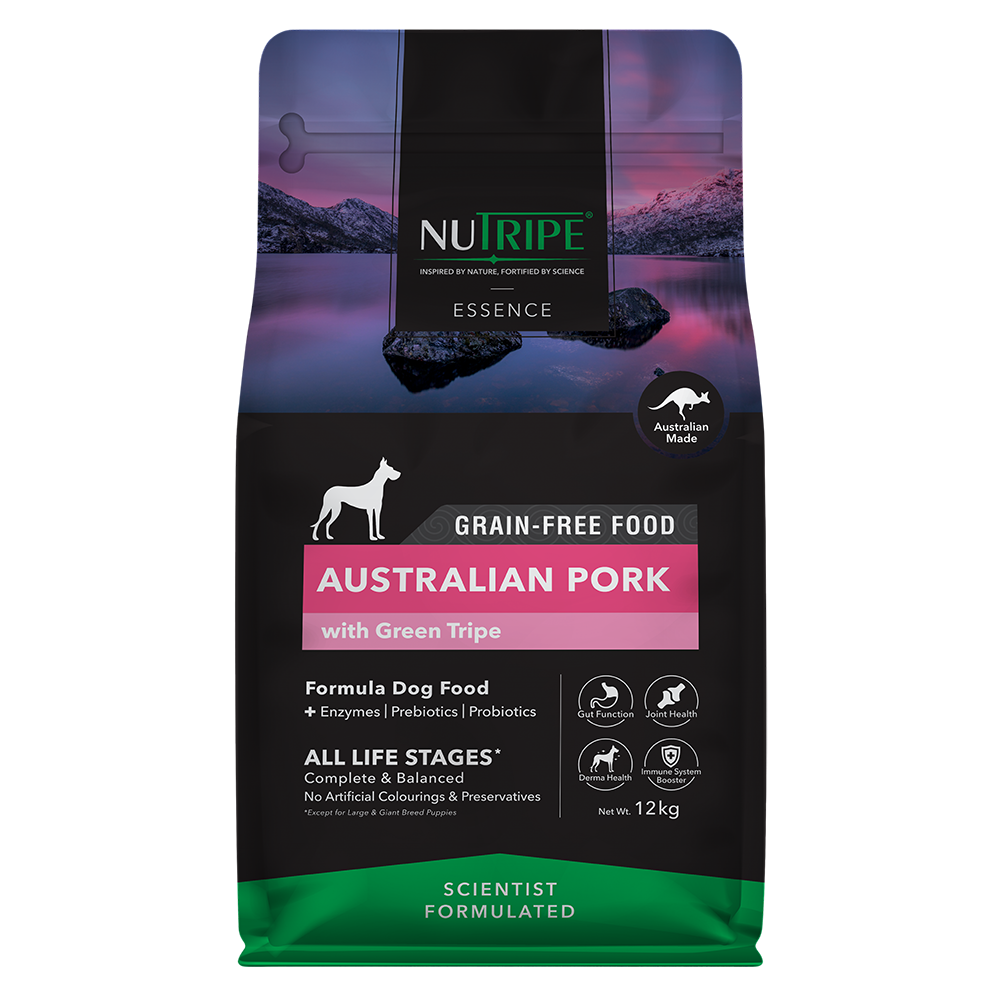 Nutripe Dog Essence Australian Pork with Green Tripe 12kg
