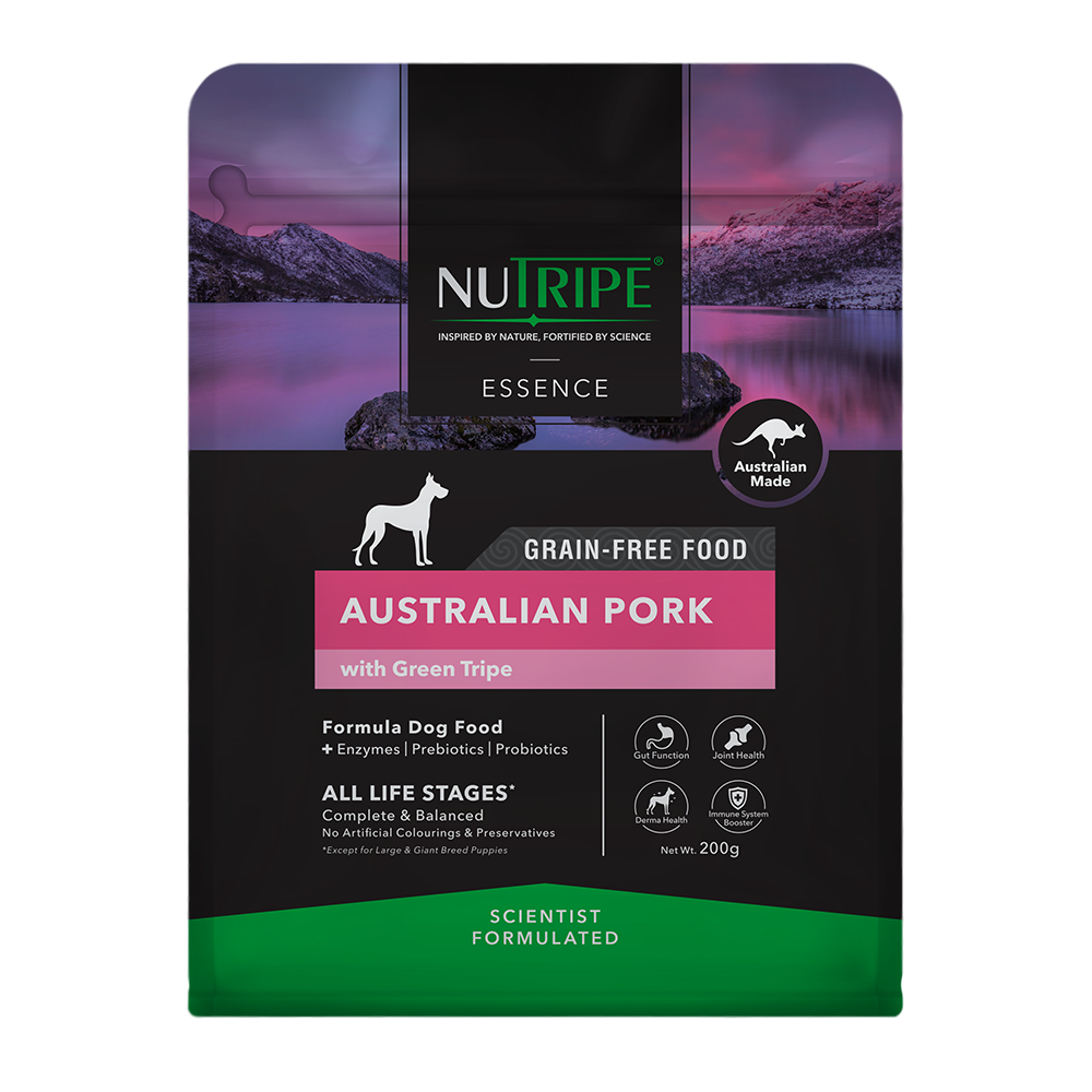 Nutripe Dog Essence Australian Pork with Green Tripe 200g