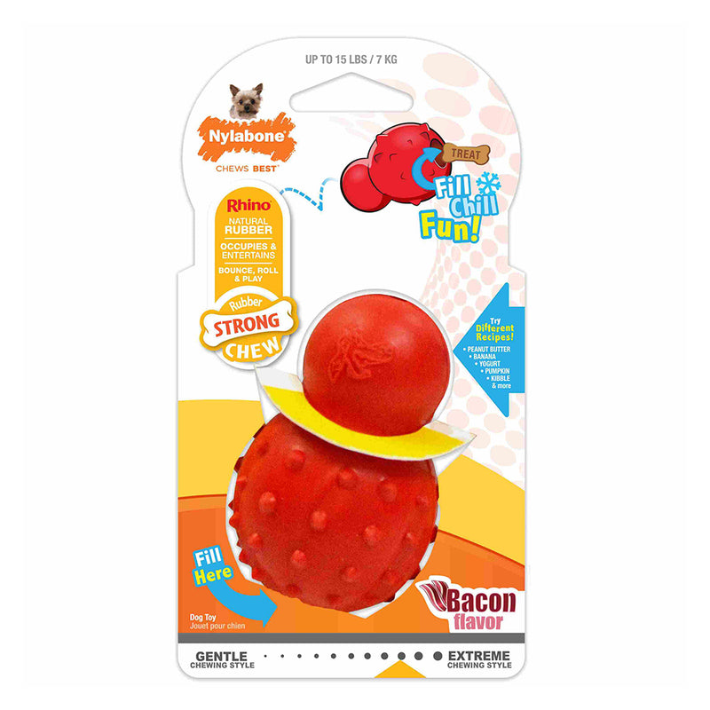 Nylabone Strong Chew Rhino Cone Bacon Petite