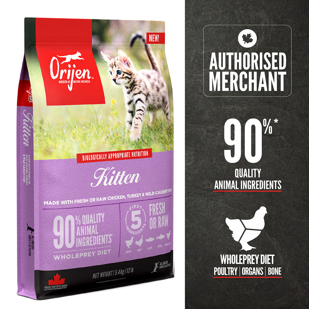 Orijen Kitten Dry Cat Food 5.4kg
