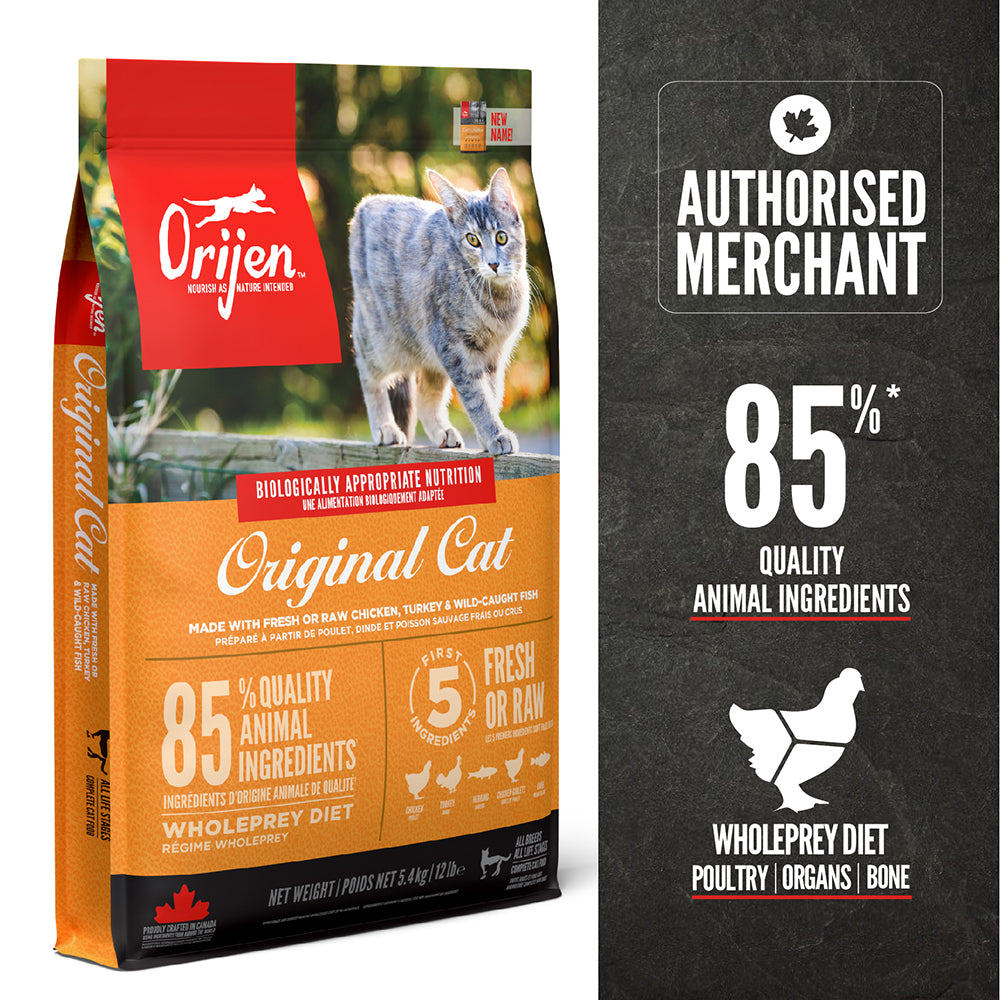 Orijen Whole Prey Diet Original Dry Cat Food 5.4kg