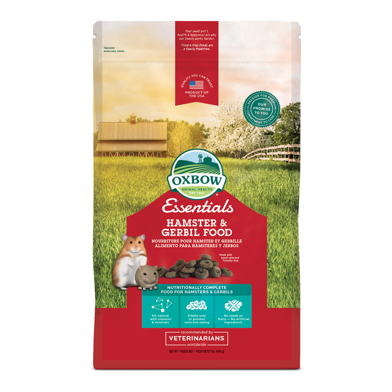 Oxbow Essentials Hamster & Gerbil Food 1lb