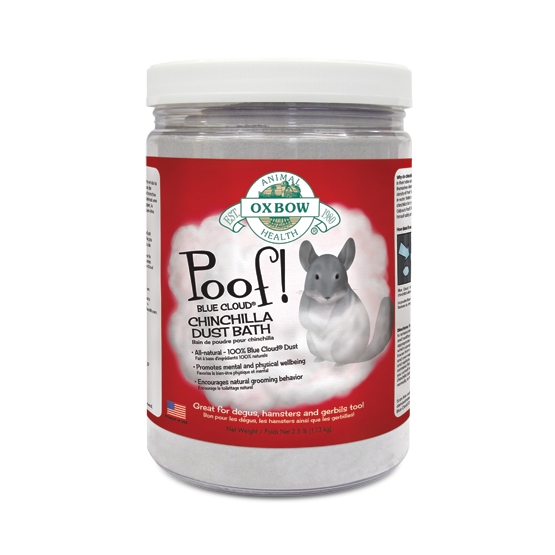 Oxbow Poof Blue Cloud Chinchilla Dust Bath 2.5lb