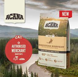 Acana Freeze-Dried Coated Homestead Harvest Grain-Free Dry Cat Food 4.5kg