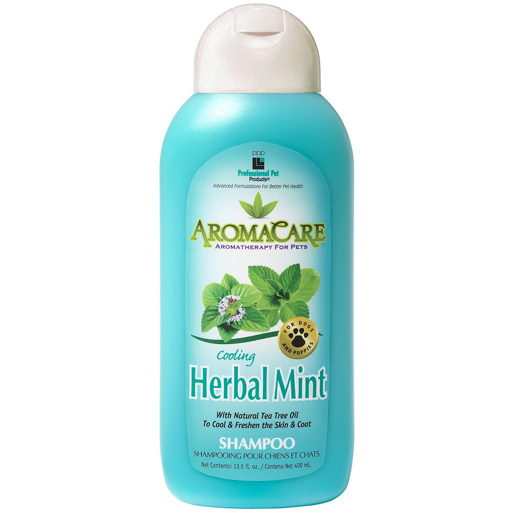 Ppp Aromacare Cooling Herbal Mint Shampoo For Dogs And Puppies 135oz