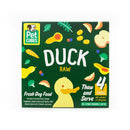 *FROZEN* PetCubes Dog Raw Duck 2.24kg (7 x 320g)