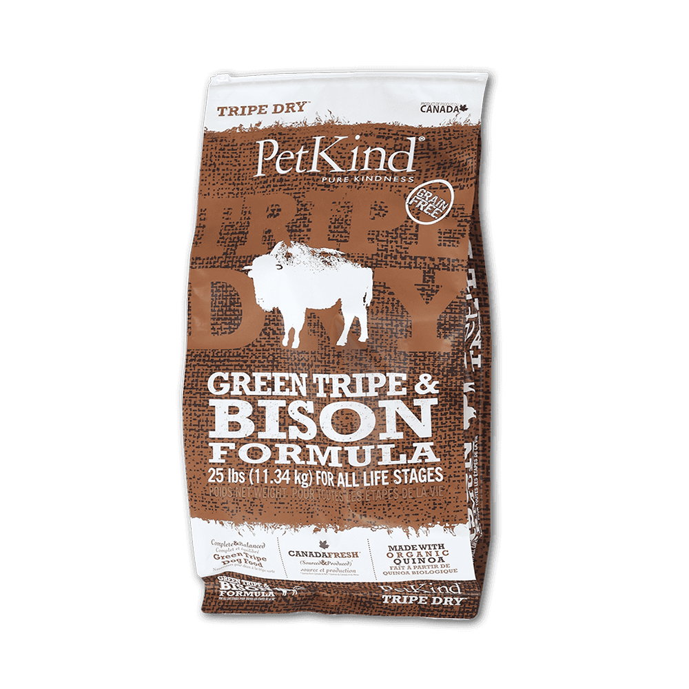 Petkind Dog Bison Tripe All Life Stages 25lb