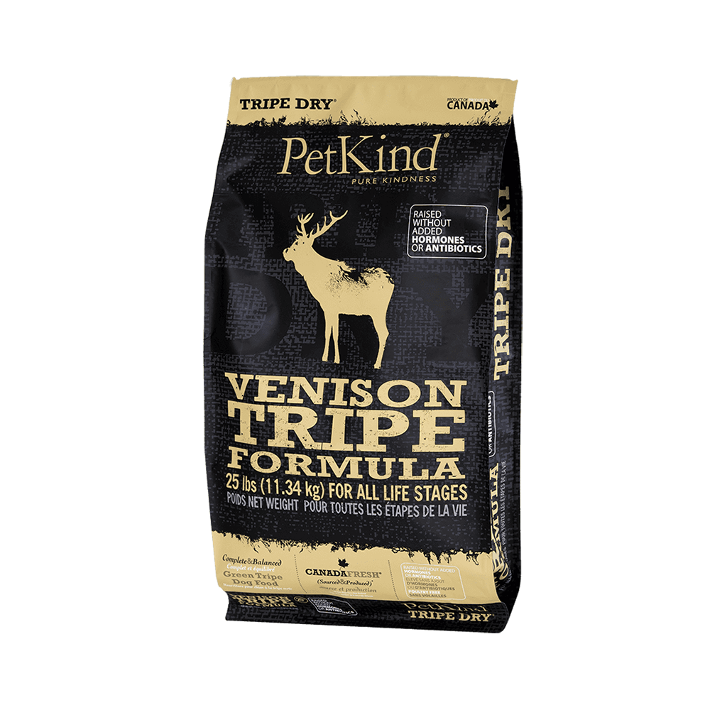 Petkind Dog Venison Tripe All Life Stages 25lb