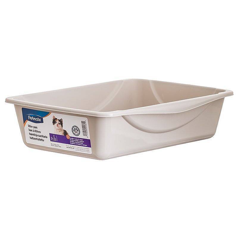 Petmate Litter Pan Small 14"L x 10.5"W x 3.5"H