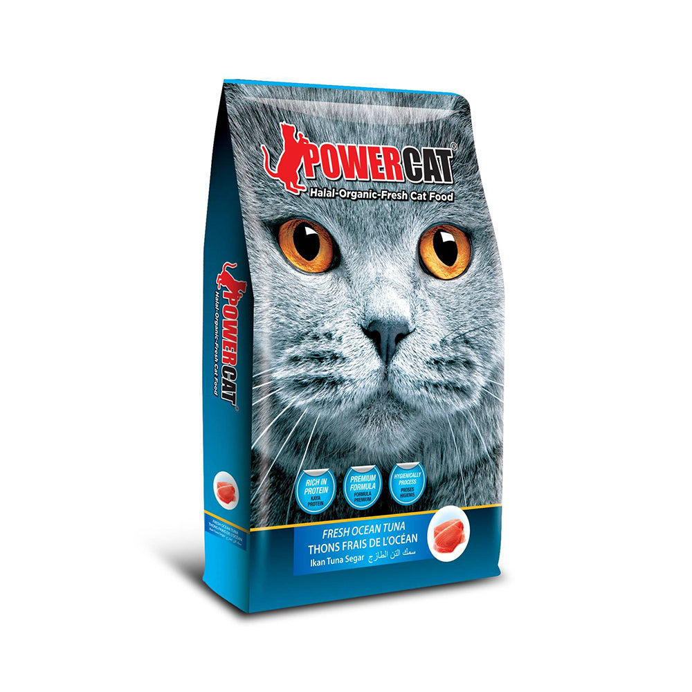 Powercat Halal Organic Fresh Cat Food Fresh Ocean Tuna 8kg