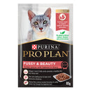 Purina Pro Plan Feline - Fussy & Beauty Salmon Pouch Cat Food 85g