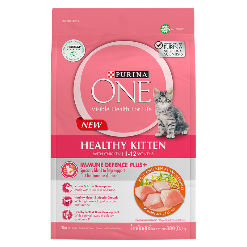 Purina One Cat Healthy Kitten 380g