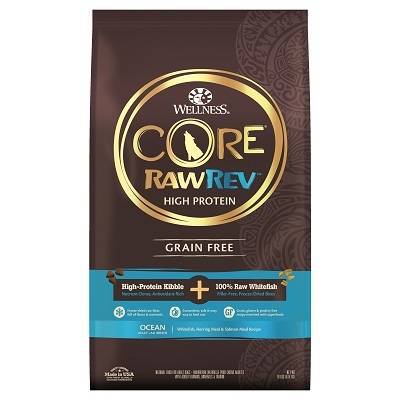 Wellness Dog Core RawRev: Ocean Grain-Free Dry Dog Food 18lb
